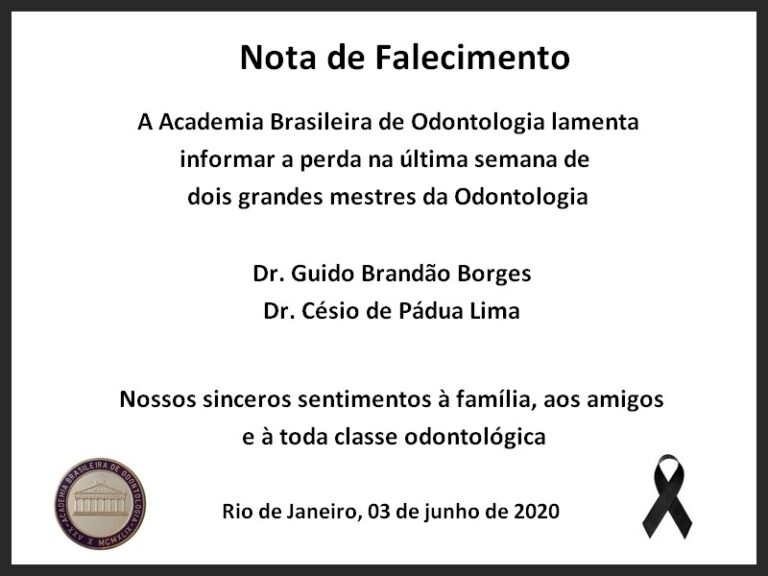 Leia mais sobre o artigo Nota de Falecimento